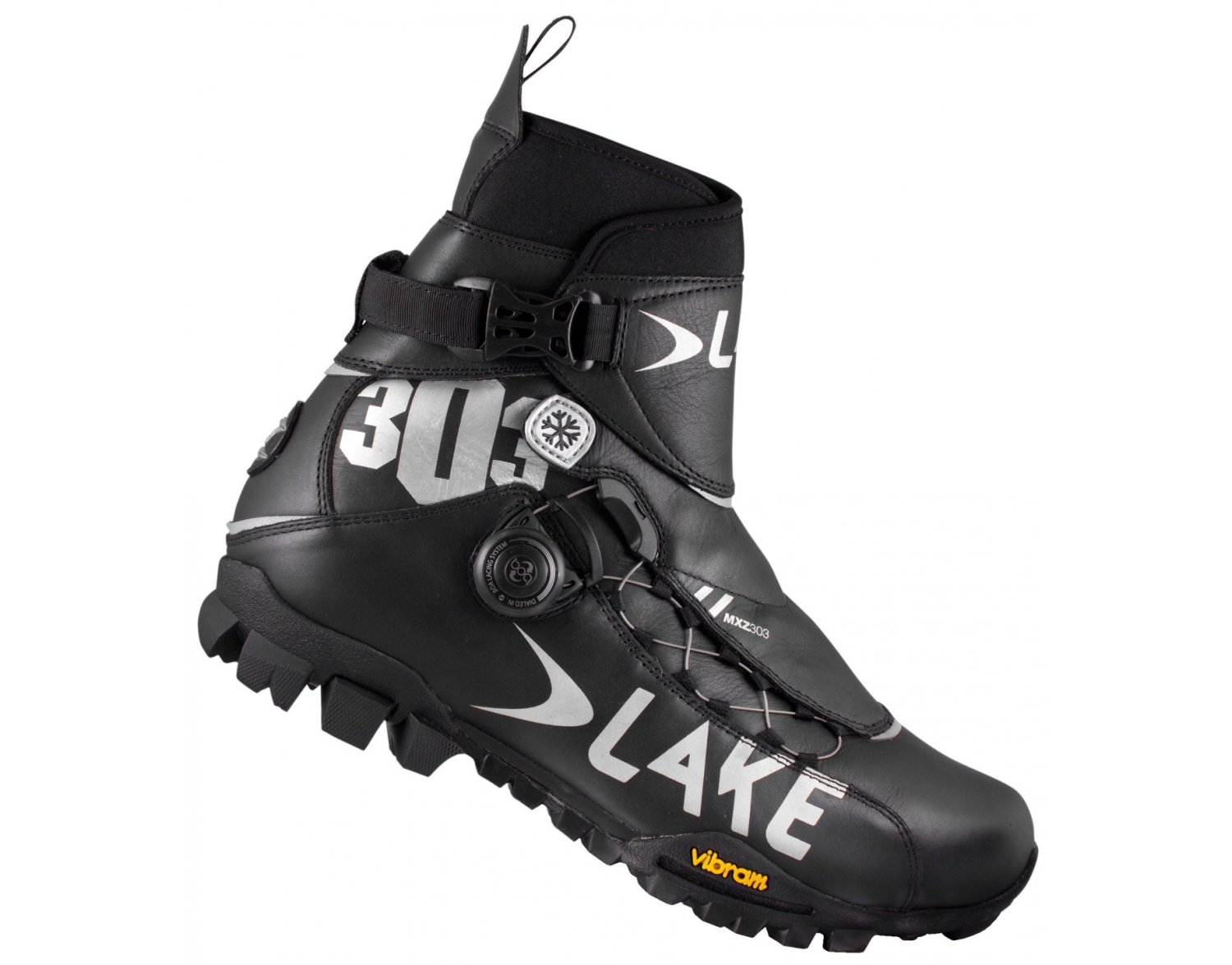 

Велообувь зимняя Lake MXZ303, черно-серый (Размер: 44 )