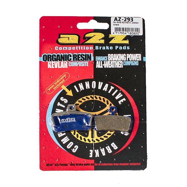 

Тормозные колодки A2Z Avid X0 Trail 4-piston, синий, AZ-293