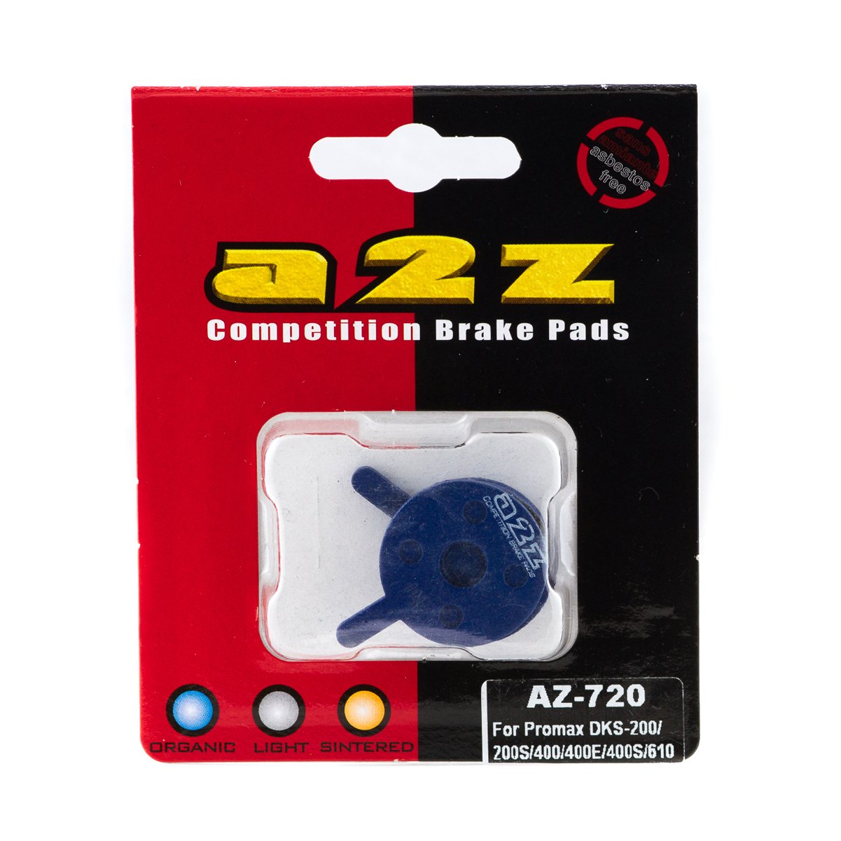 

Тормозные колодки A2Z Promax DKS-200/200S/400/400E/400S/610, синий, AZ-720