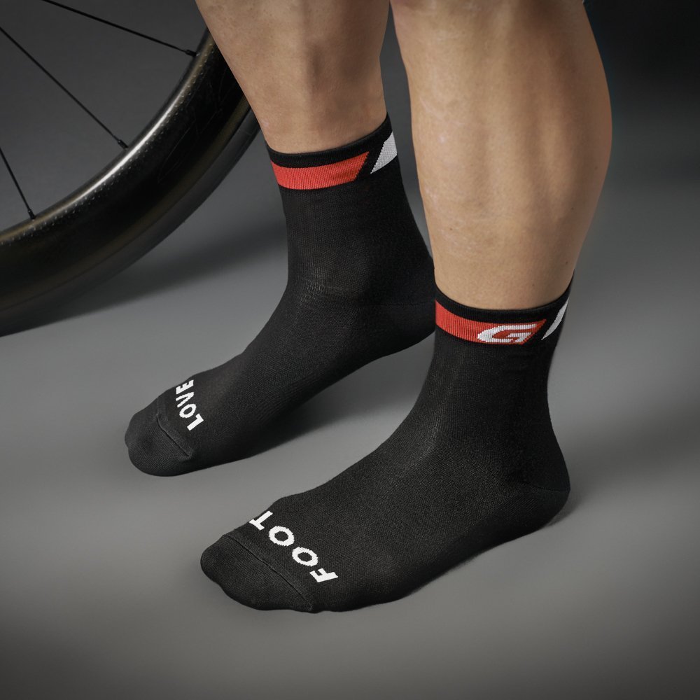 Велоноски GripGrab Summer Sock, Regular, средний профиль, черный (Размер S (38-41))