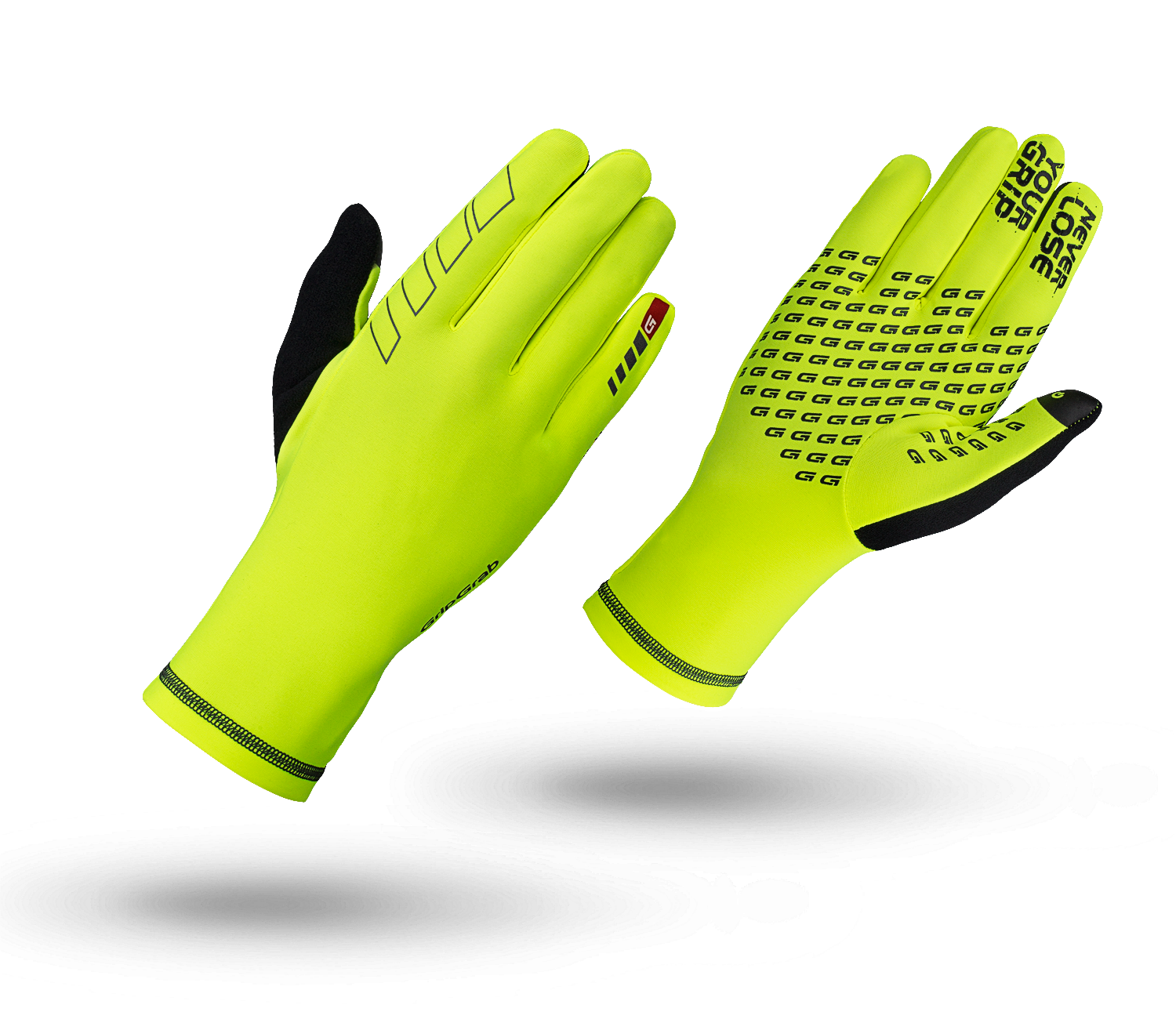 

Велоперчатки зимние GripGrab Insulator, силиконовые накладки, работют с сенсорными экранами, желтый (Размер XXL)