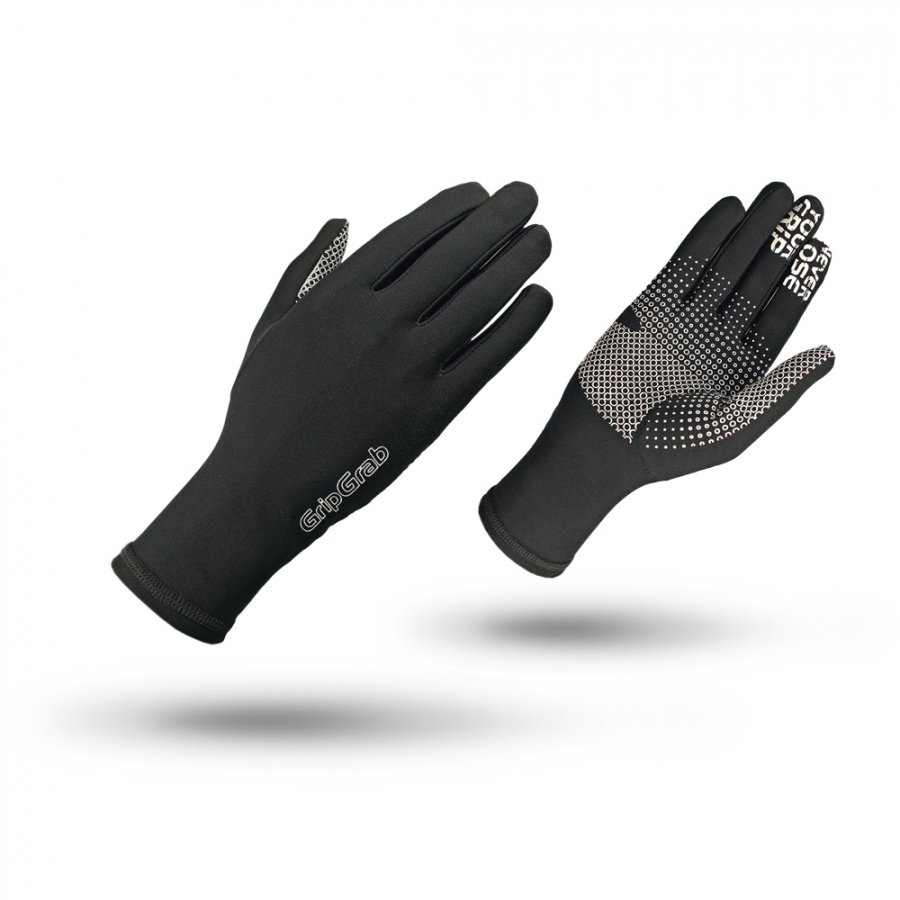 

Велоперчатки зимние GripGrab Insulator, силиконовые накладки, работют с сенсорными экранами, черный (Размер XL)