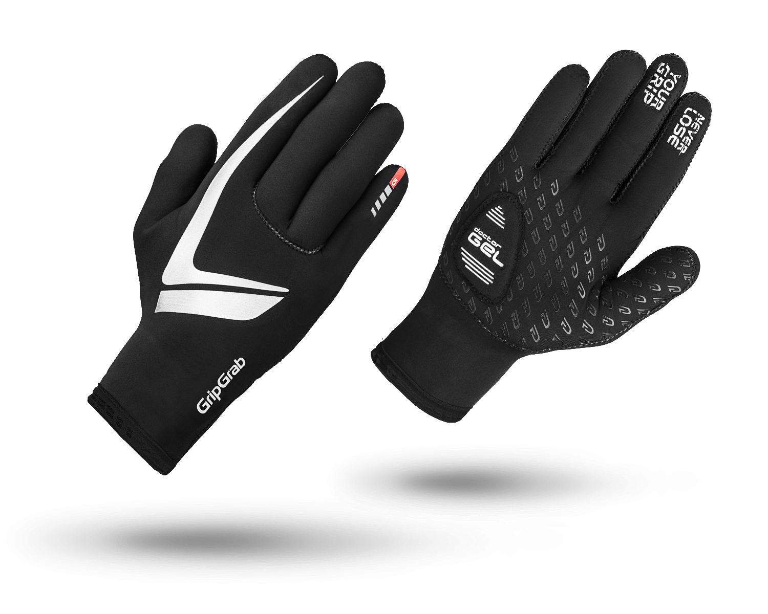 Велоперчатки зимние GripGrab Neoprene glove Gloves, ветро- влагозащита, черный (Размер L)
