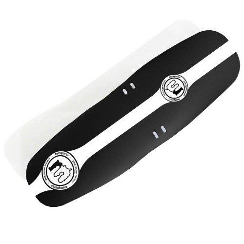 Крылья для велосипедов Крыло переднее Mucky Nutz Face Fender XL, черно-белый, MN0009