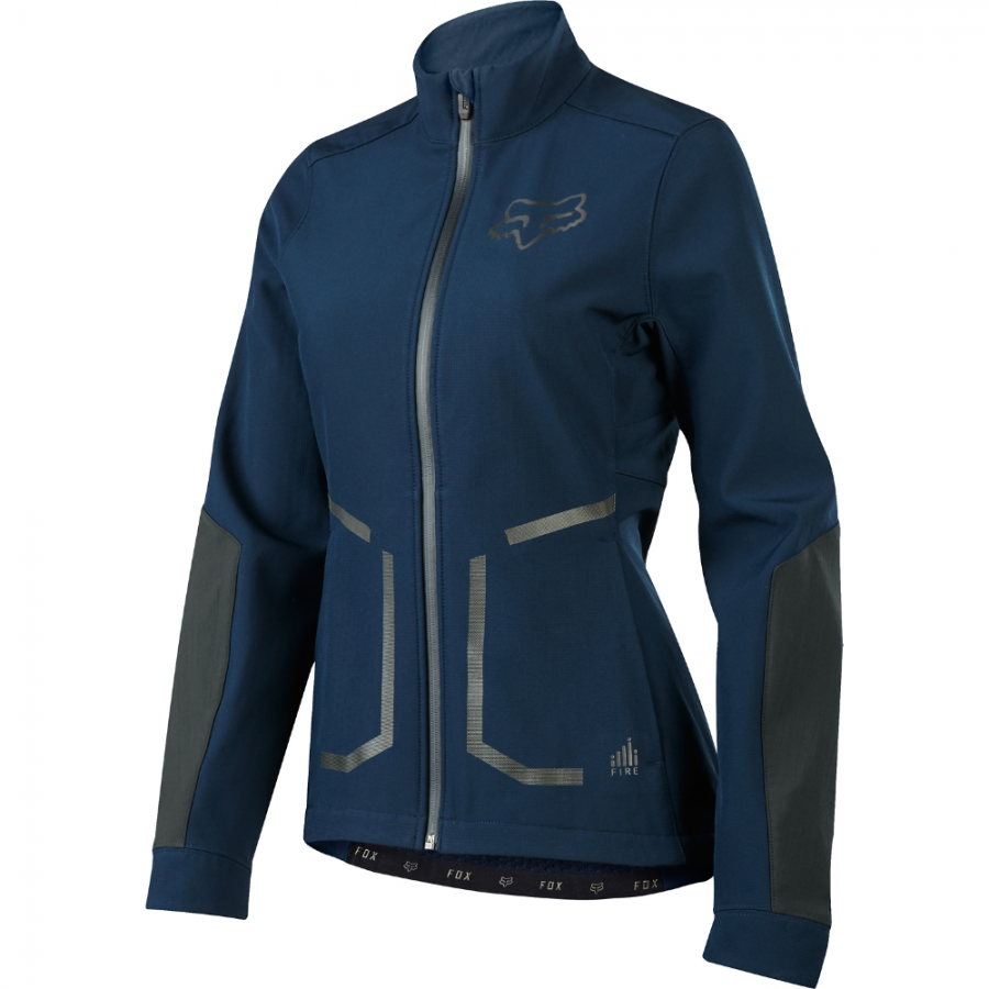

Велокуртка женская Fox Attack Fire Softshell Womens Jacket Navy (Размер M, 20186-007-M)