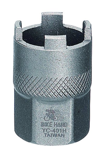Съемник трещотки BIKEHAND YC-401H под 4-е шлица, сталь серебрист., 6-150401