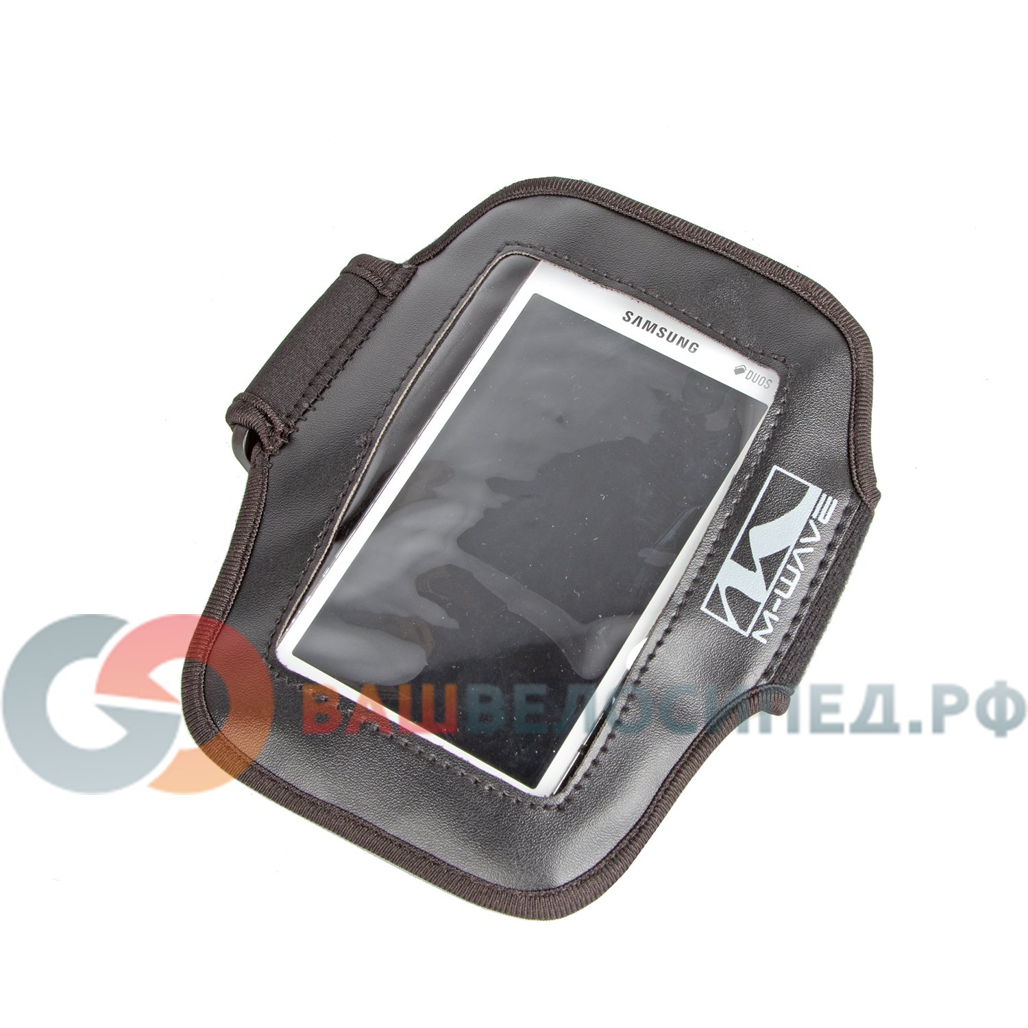 фото Сумка-чехол m-wave arm bag, для смартфона, на руку, 165х110 мм, неопрен, черная, 5-122381