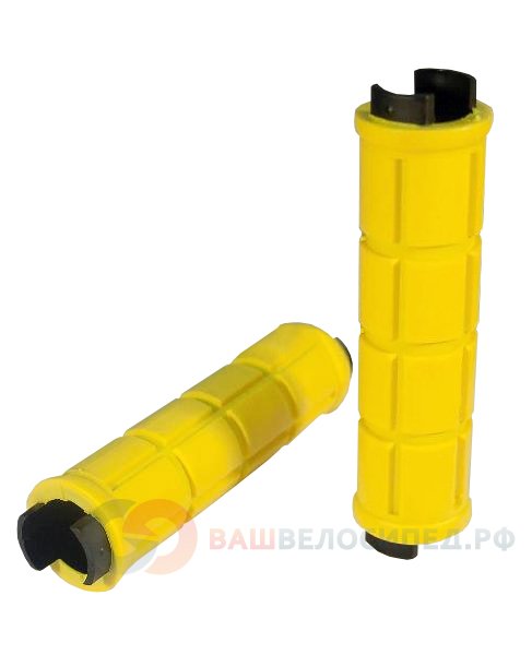 

Грипсы велосипедные Colt Waffle, желтый, без фиксаторов, HY-2004EP, Жёлтый