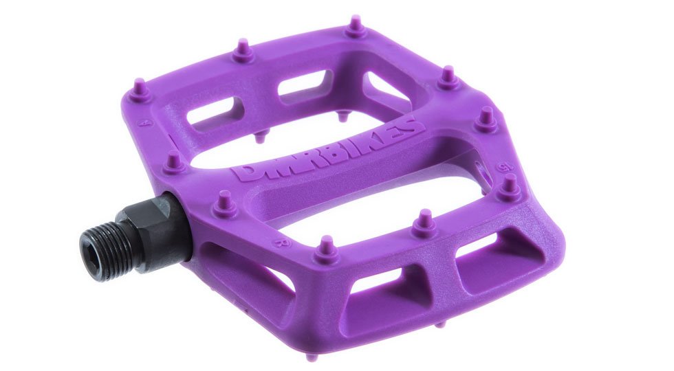 фото Педали велосипедные dmr v-6 plastic, фиолетовый, dmr-vv6-pu