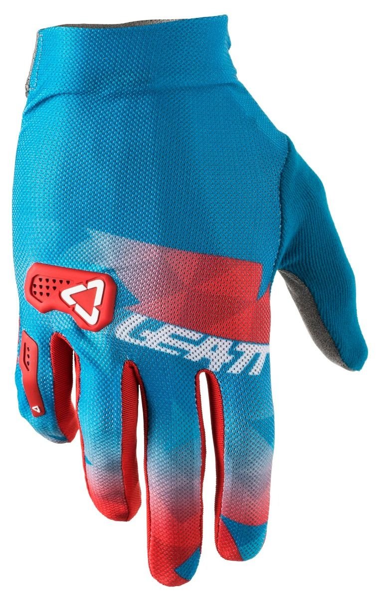 Велоперчатки Leatt DBX 2.0 X-Flow Glove, сине-красный 2018 (Размер: M)