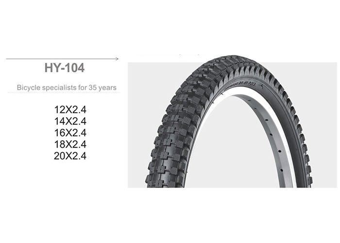 

Велопокрышка RED SUN, BMX, 20x2.4"(61-406), HY-104, Черный