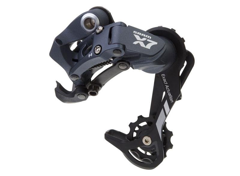 

Переключатель велосипедный Sram ESP X.7 Carbon Gray'11 Long 10V, задний, 00.7515.068.000