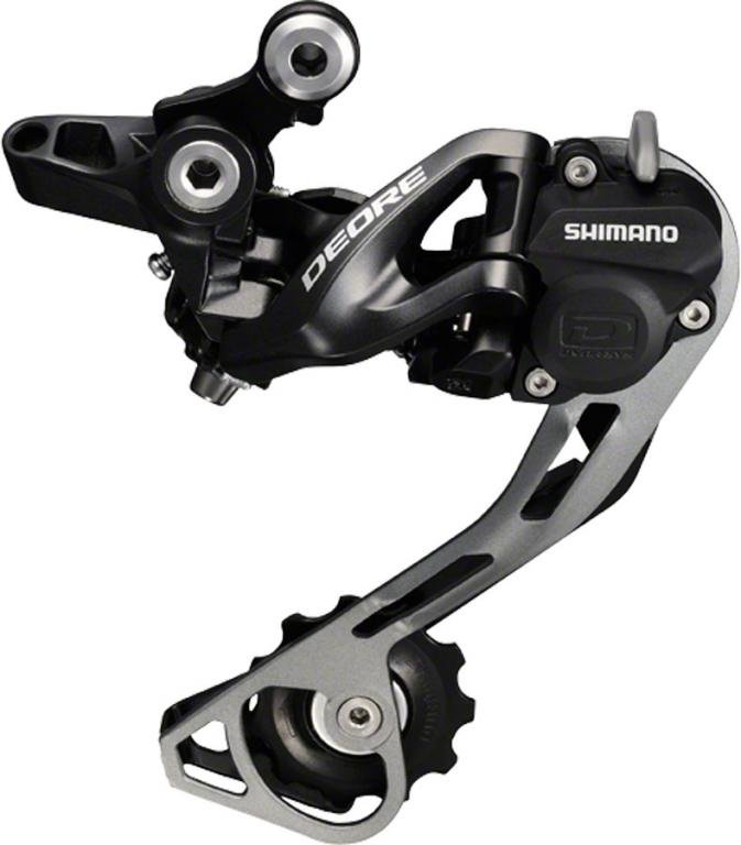 

Переключатель велосипедный Shimano Deore RD-M615, задний, RD-M615GSG
