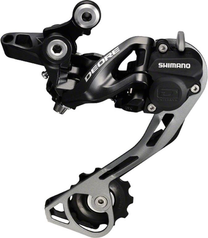 Переключатель велосипедный Shimano Deore RD-M615, задний, RD-M615GSG переключатель задний shimano deore rd m4120 10 11 ск под петух ardm4120sgs