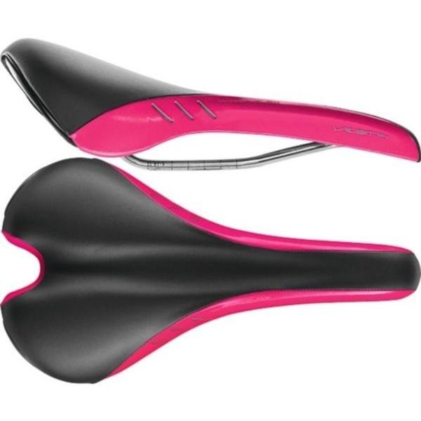 

Седло велосипедное Fizik VESTA Pink Fluo, 7047SXSA99D60, Черно-розовое