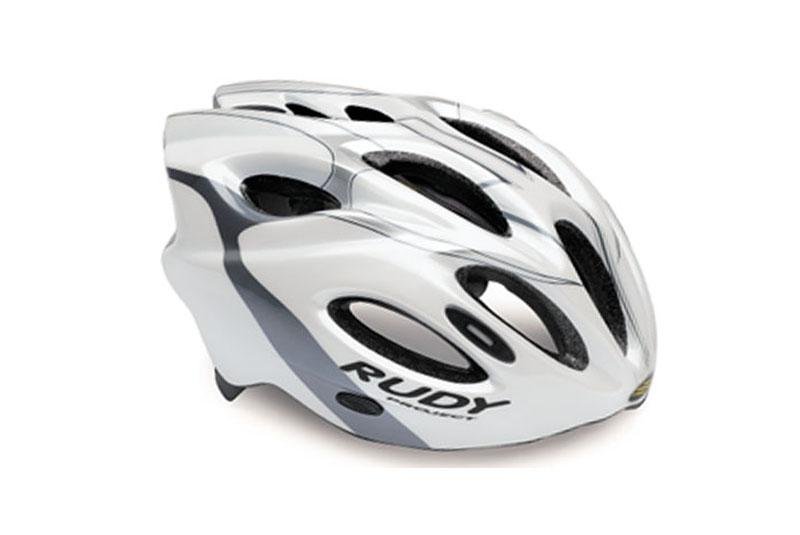

Каска Rudy Project SNUGGY WHITE/TITAN/SILVER SHINY L