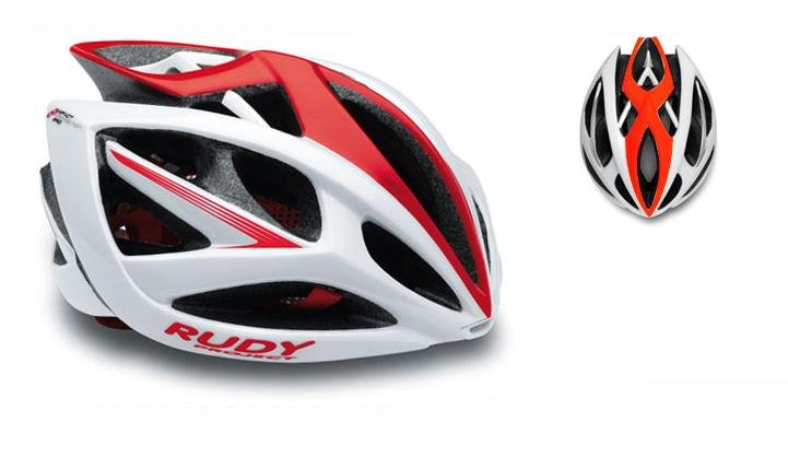 

Каска Rudy Project AIRSTORM WHITE/RED SHINY S-M