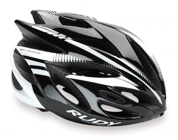 

Каска Rudy Project RUSH BLACK/WHITE SHINY MIPS S, Черный