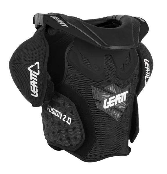 Защита панцирь+ шея подростковый Leatt Fusion Vest Junior 2.0, черный 2017 (Размер: S/M (105-125))