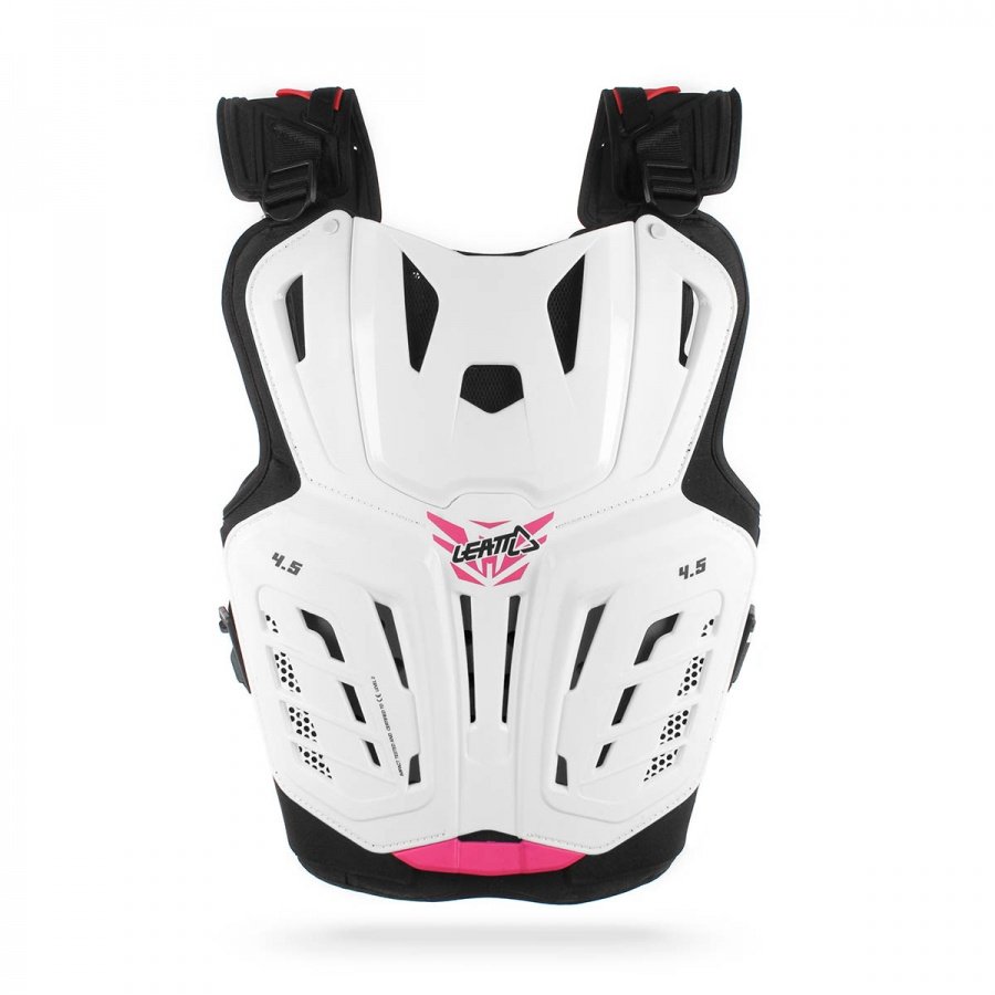 Защита панцирь Leatt Chest Protector 4.5, бело-розовый 2018 (Размер: Взрослый)