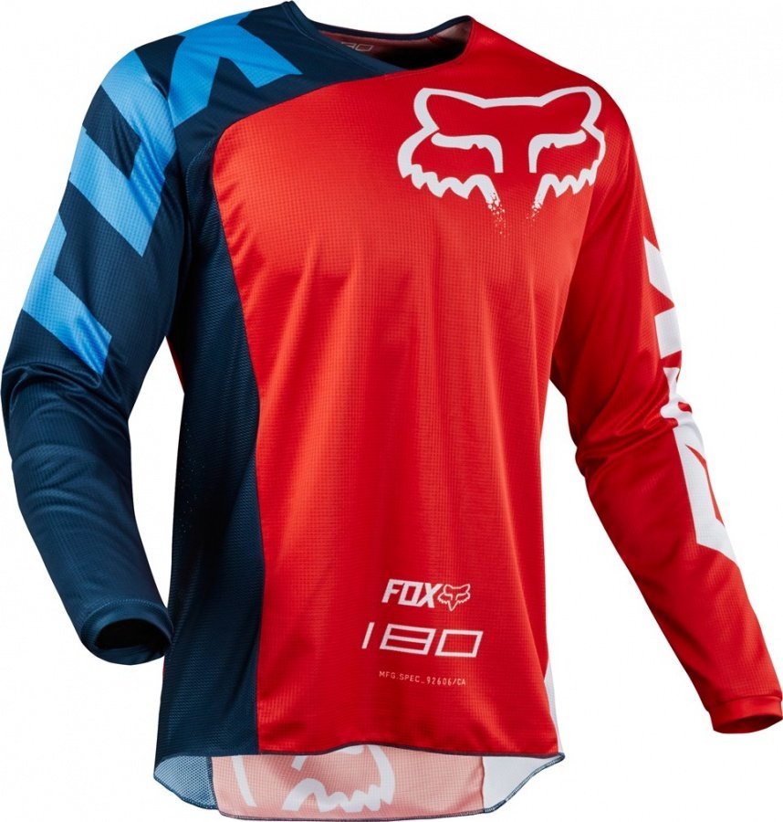 Велоджерси Fox 180 Race Jersey, красный 2018 (Размер: L ) FOX RACING