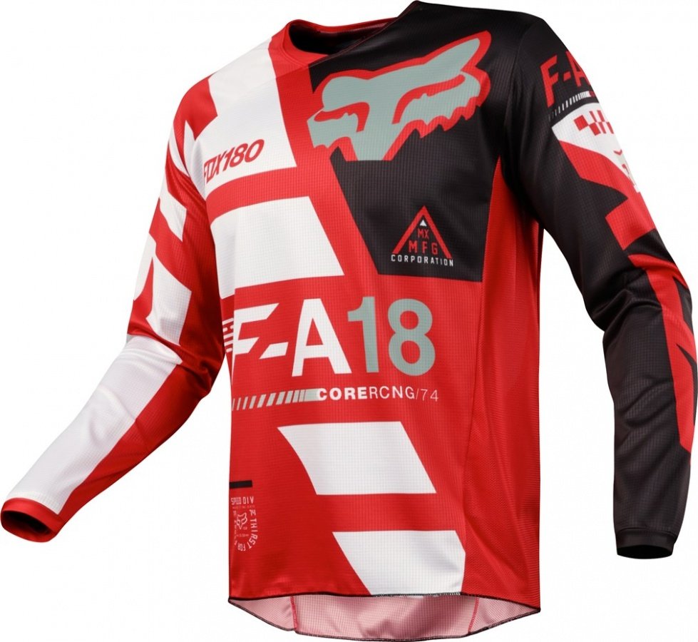 Велоджерси Fox 180 Sayak Jersey, красный 2018 (Размер: XL ) FOX RACING