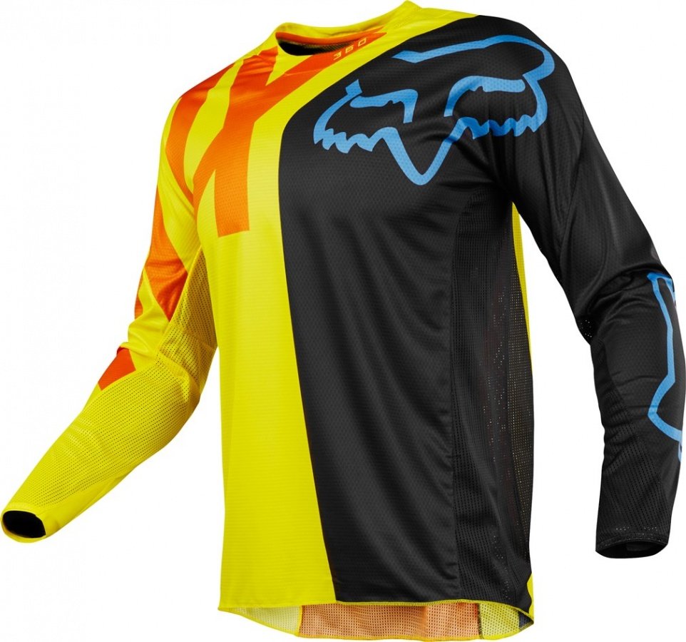 

Велоджерси Fox 360 Preme Jersey, черно-желтый 2018 (Размер: M)
