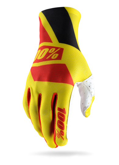 

Велоперчатки 100% Celium Glove, желто-красный 2017 (Размер: XL )