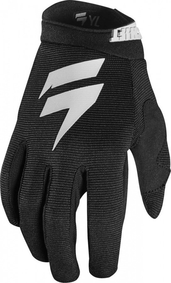 

Велоперчатки подростковые Shift White Air Youth Glove, черный 2018 (Размер: M )