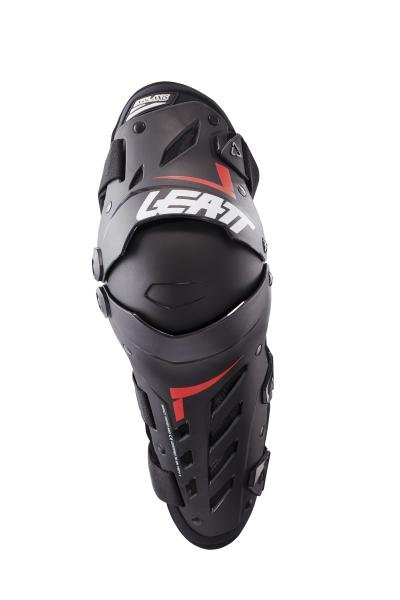 Наколенники Leatt Dual Axis Knee & Shin Guard, XL/XXL, черно-красный, 5017010182