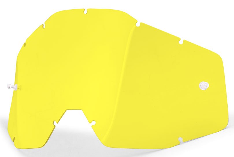 фото Линза 100% racecraft/accuri/strata anti-fog yellow, 51001-004-02