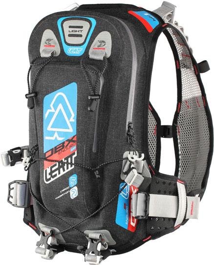 Рюкзак-гидропак Leatt DBX Enduro Lite WP 2.0, черно-сине-оранжевый, 7016000100