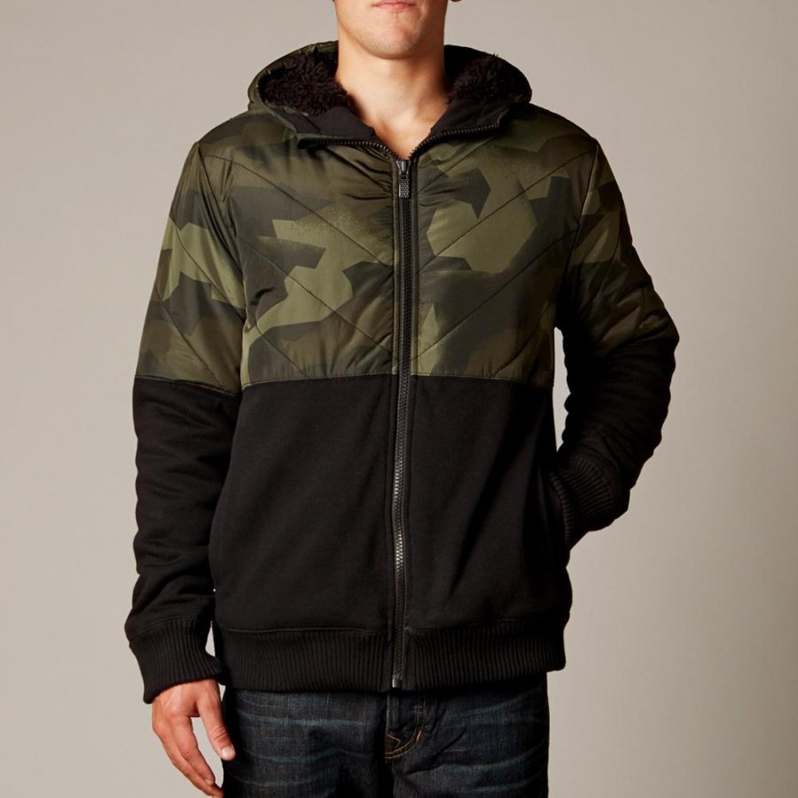 Велокуртка Fox Crockett Sasquatch Zip Fleece Camo 2014 (Размер: L )
