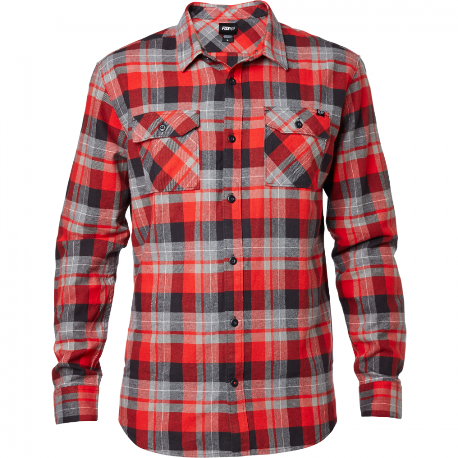 

Велорубашка Fox Traildust LS Flannel, красный 2016 (Размер: XL)
