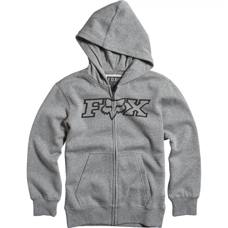 

Толстовка подростковая Fox Youth Legacy Zip Fleece, серый 2016 (Размер: YL )