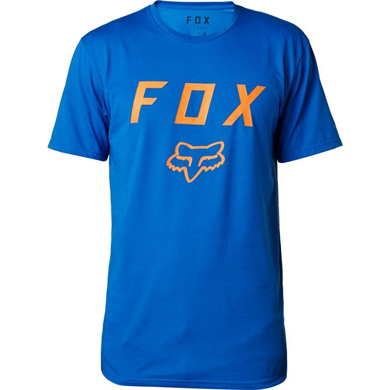 Велофутболка Fox Contended SS Tech Tee Dust, синий 2018 (Размер: M) FOX RACING