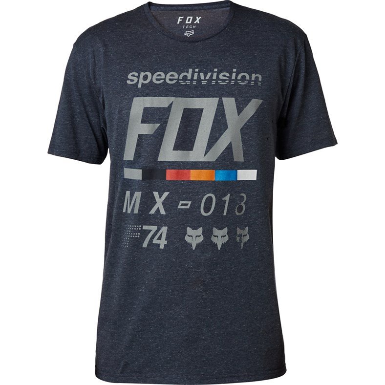 Велофутболка Fox Draftr SS Tech Tee Heather Midnight 2018 (Размер: XL) FOX RACING