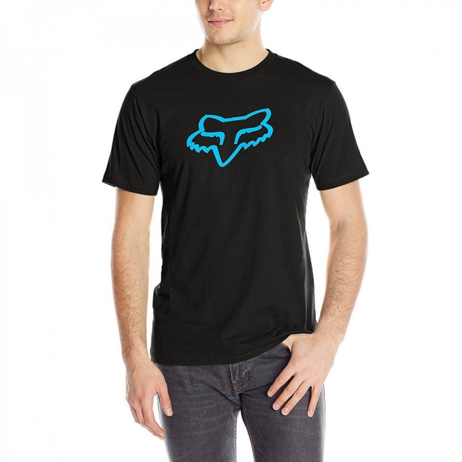 

Велофутболка Fox Legacy Foxhead SS Tee, черно-синий 2018 (Размер: S )