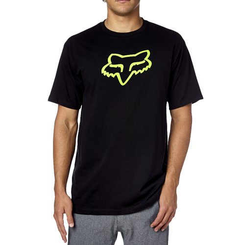 Велофутболка Fox Legacy Foxhead SS Tee, черно-зеленый 2018 (Размер: M) FOX RACING