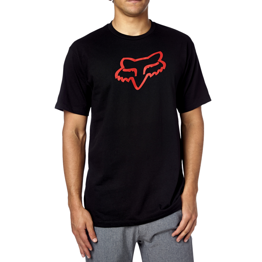 

Велофутболка Fox Legacy Foxhead SS Tee, черно-красный 2018 (Размер: XL)