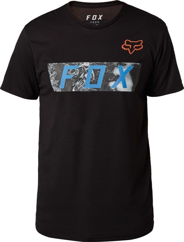 Велофутболка Fox Megameter SS Tech Tee, черный 2018 (Размер: L) FOX RACING