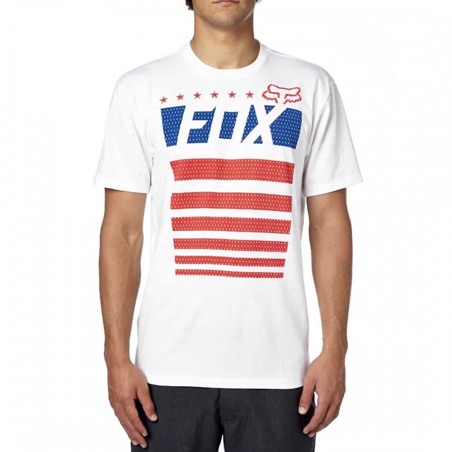 

Велофутболка Fox Red White And True SS Tee, белый 2016 (Размер: S)