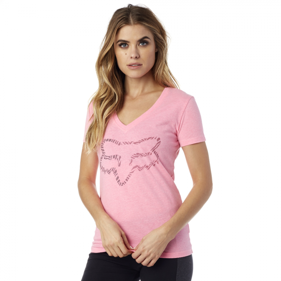 

Велофутболка женская Fox Phoenix V Neck SS Tee, неоновый розовый 2016 (Размер: L)