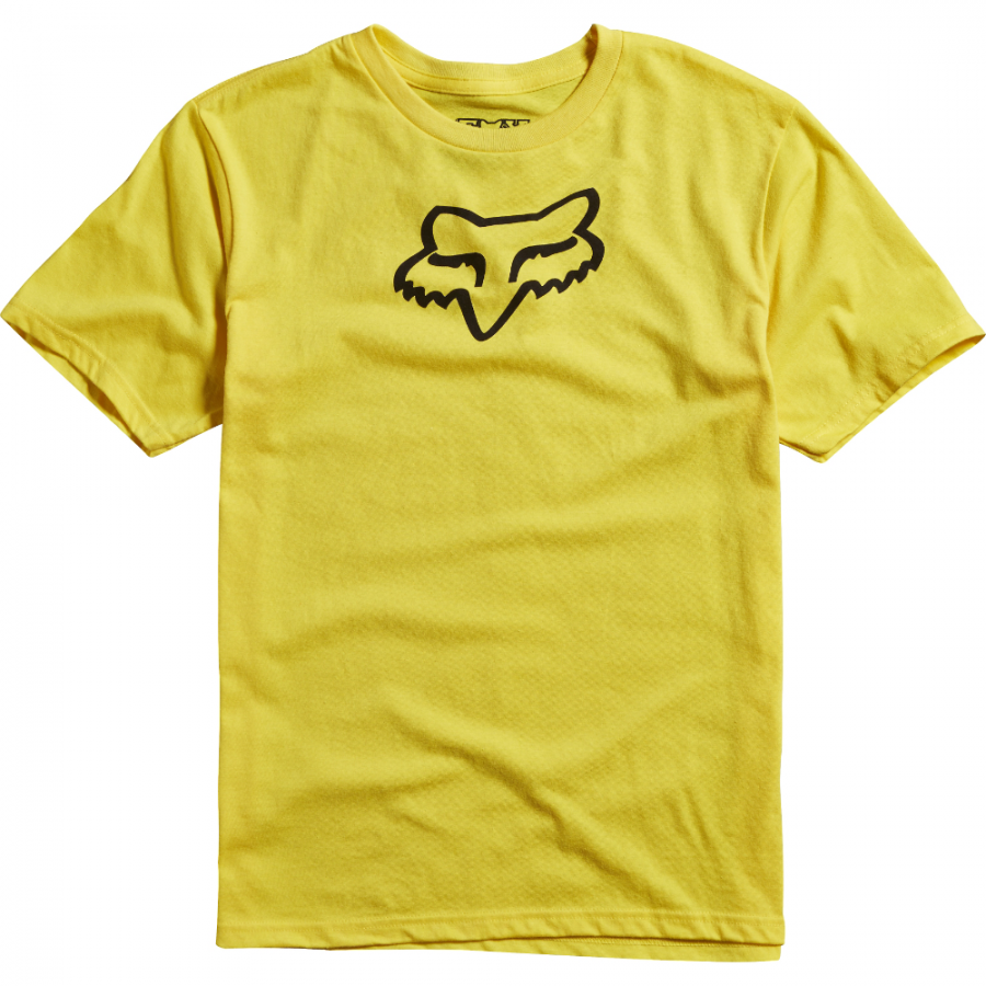 

Велофутболка подростковая Fox Youth Legacy SS Tee, желтый 2016 (Размер: YL )