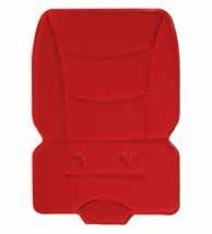 Накладка на детское сидение BELELLI LITTLE DUCK, красный, 0-280338 набор тарелок 31 5 см maisinger duck 2 шт