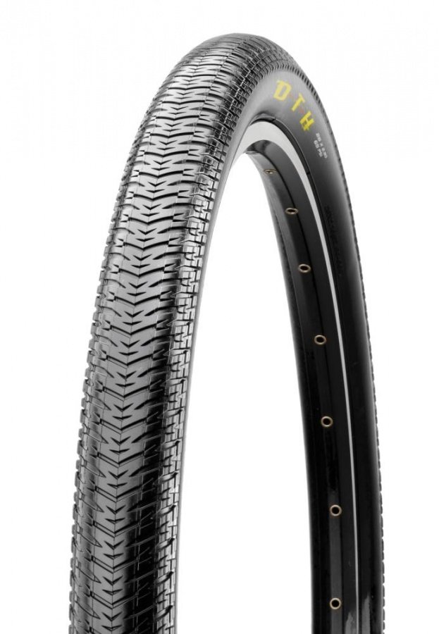 

Покрышка Maxxis DTH, 24x1.75, TPI 120 сталь Silkworm Dual, черный, TB47649000