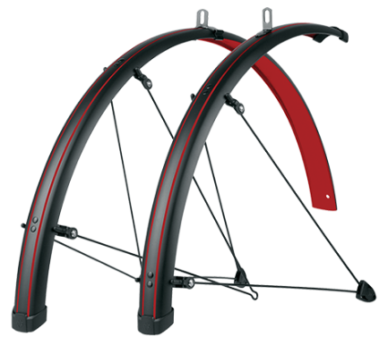 

Крылья велосипедные SKS BLUEMELS STINGRAY 28" 45, red, 11432, Красный