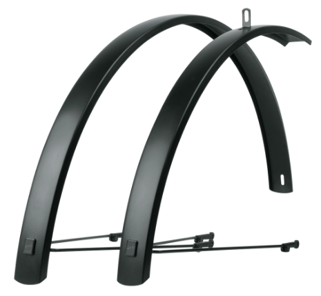

Крылья велосипедные SKS EDGE AL 46, ,", 28", matt black, 11494, Матовые