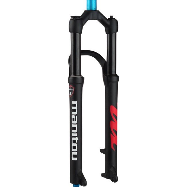фото Вилка велосипедная manitou markhor 27.5", 100mm, 1-1/8", 9mm, черный, 191-34155-a001