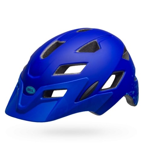Шлем подростковый Bell 18 SIDETRACK, матовый сине-голубой (Размер: YU)